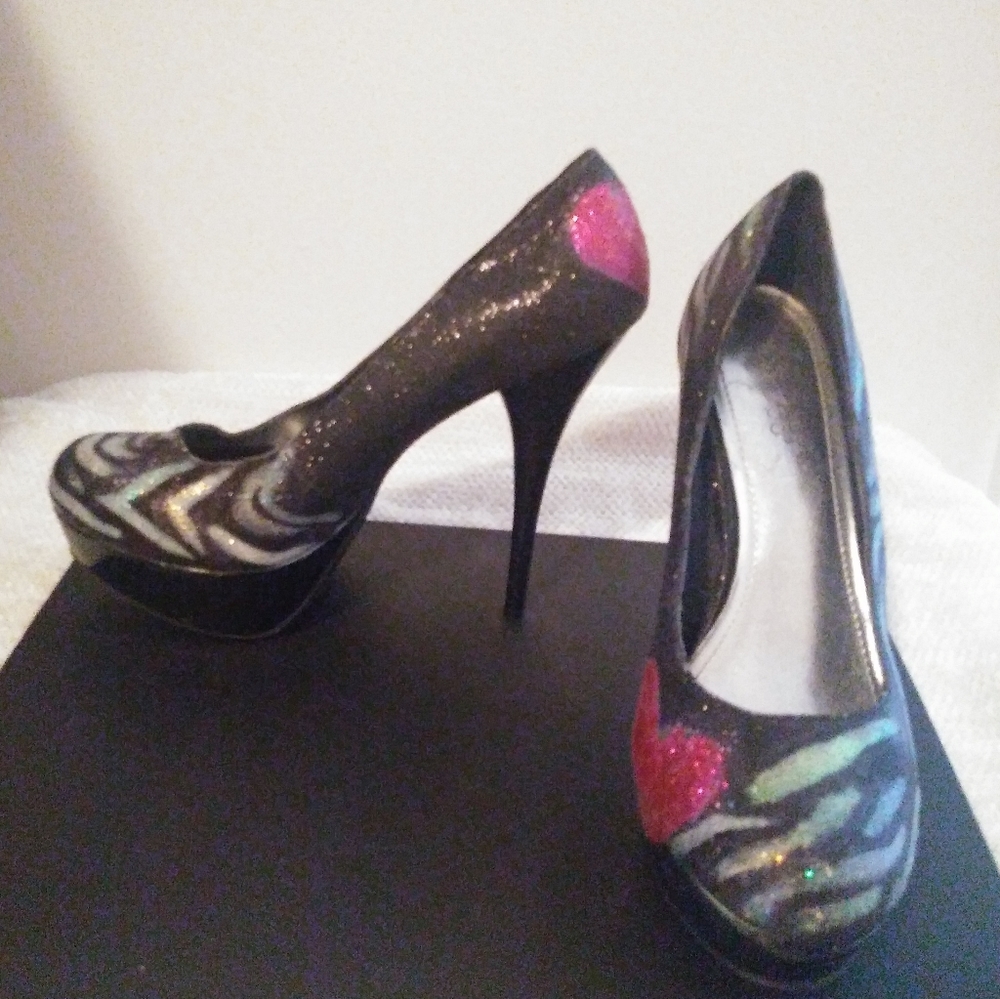 Glitter stiletto